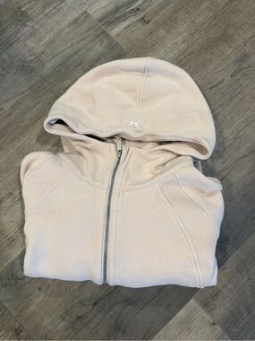 lululemon athletica cropped scuba in white opal